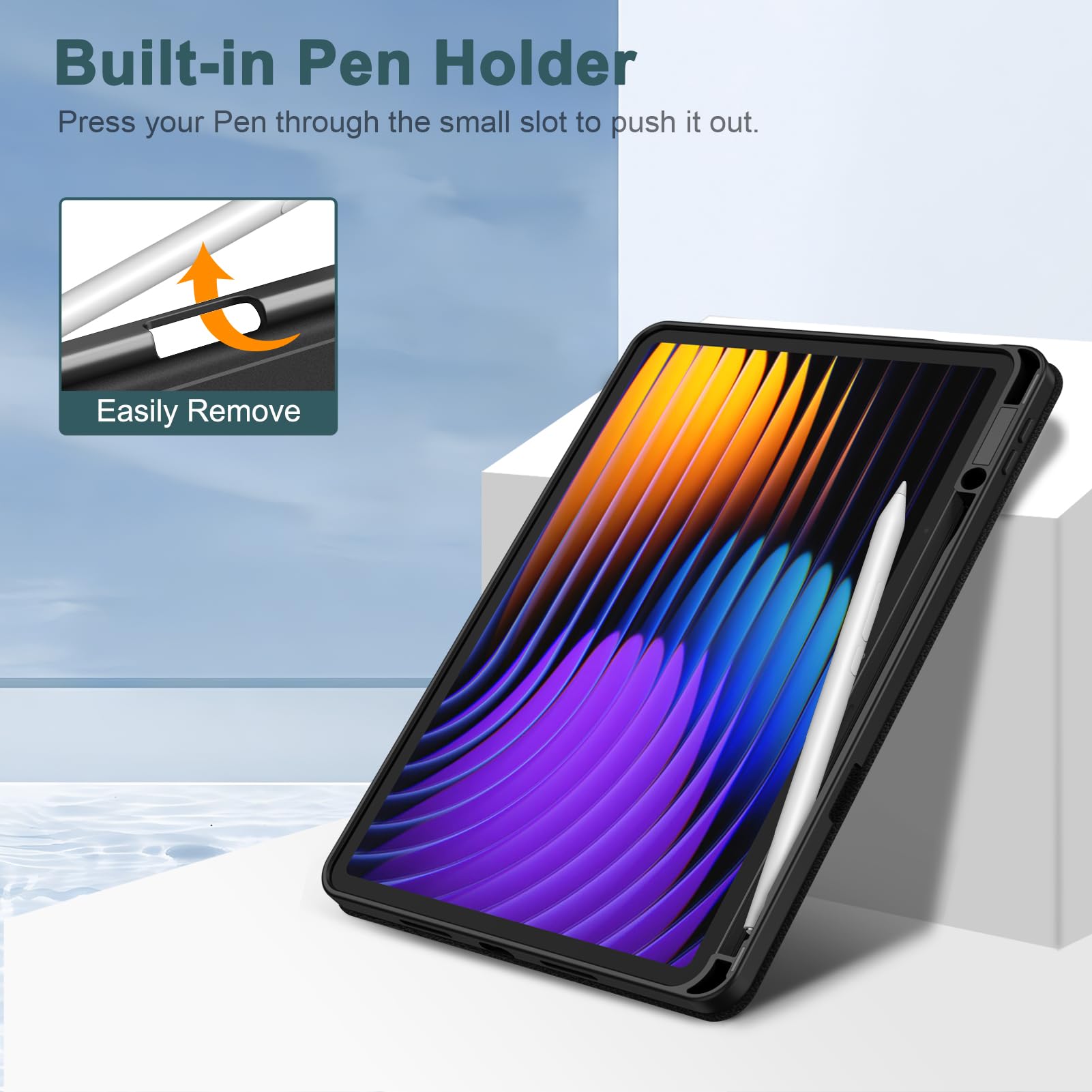 Fintie Xiaomi Pad 7 / Pad 7 Pro 11,2 inç 2024 Tablet için Kılıf